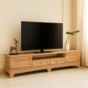 میز تلویزیون آرچین چوب 200در 45 سانت  مناسب برای تلویزیون از 85 اینچ
